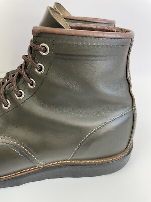 Red Wing Black Boots 8180 Made in USA Size 9 D | eBay