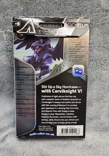 Pokemon TCG V Battle Deck CORVIKNIGHT V NEW - Picture 2 of 2