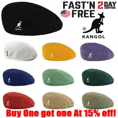 #ad Kangol Breathable Beret Hat Summer Newsboy Woven Flat Caps Casual Men Women USA $14.99