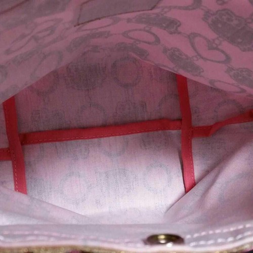 Hello kitty × Crystal Ball collaboration Kawaii Pink Tote Bag Sanrio clean - Picture 3 of 6