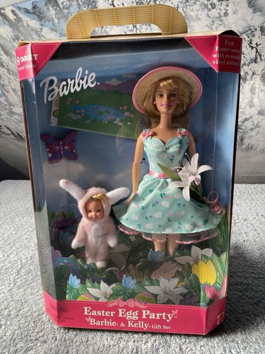 1999 Ostereierparty Barbie & Kelly Geschenkset Target Sonderedition 25790 NRFB