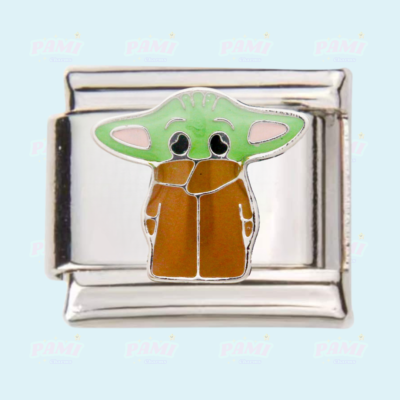 Italian charm Star Wars Grogu Baby Yoda link Fits all classic 9mm