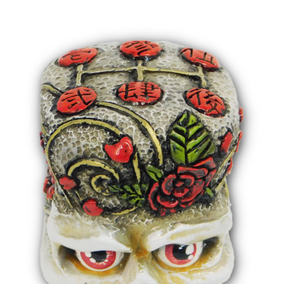 Sugar Shifty - Rose Red - VanChase Custom Hand-painted Shift knob