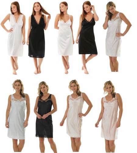 black full length underskirt