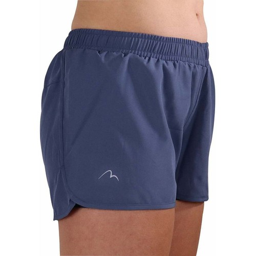 More Mile Core Womens Running Shorts Blue 2 In 1 Twin Short Run Training Sports - Picture 3 of 6