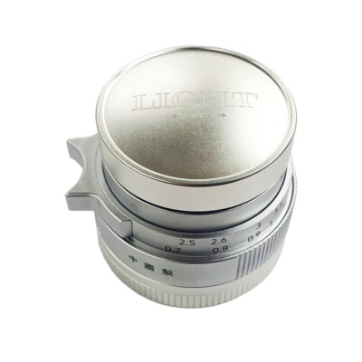 Light lens lab Lens Elcan 50mm F2 Silver Chrome Leica Summicron M M3 M6 M240