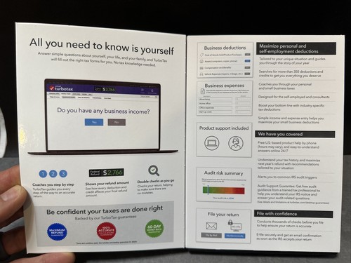 2021 Turbotax Home & Business Personal Self-Employed BRAND NEW Sealed Intuit 🐿️ - Picture 6 of 8