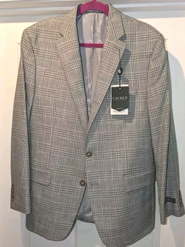 $295 LAUREN RALPH LAUREN LEXINGTON Ultraflex Traditional Fit MEN Blazer 43R #d26