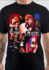 Cyndi Lauper T-Shirt Fun Tour World Tour ALl size shirt E216