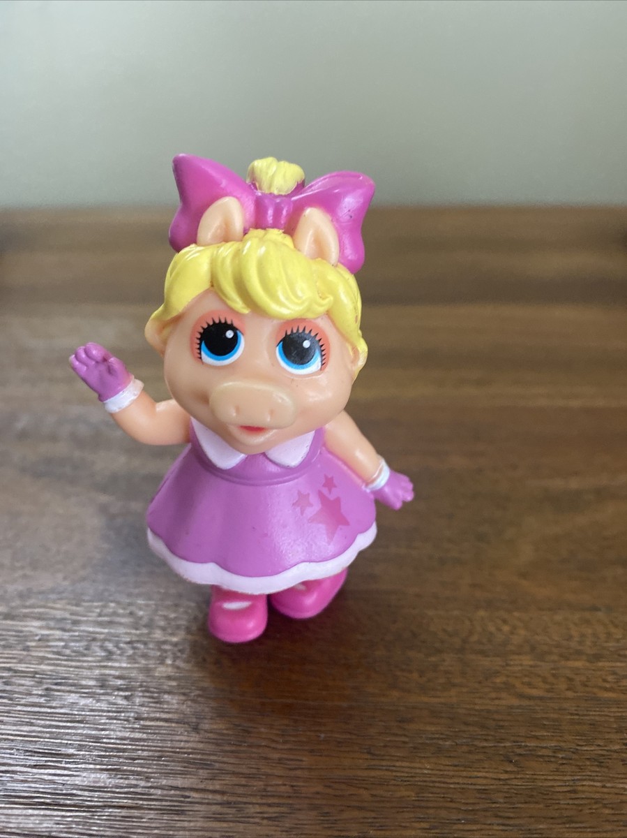 NWOB DISNEY JUNIOR MUPPET BABIES MISS PIGGY PVC FIGURE NEW LOOSE