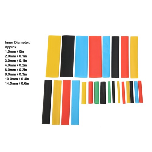 328Pcs Heat Shrink Tube Shrinkable Sleeving Wrap Set For Wire Connection Wire - Picture 2 of 22