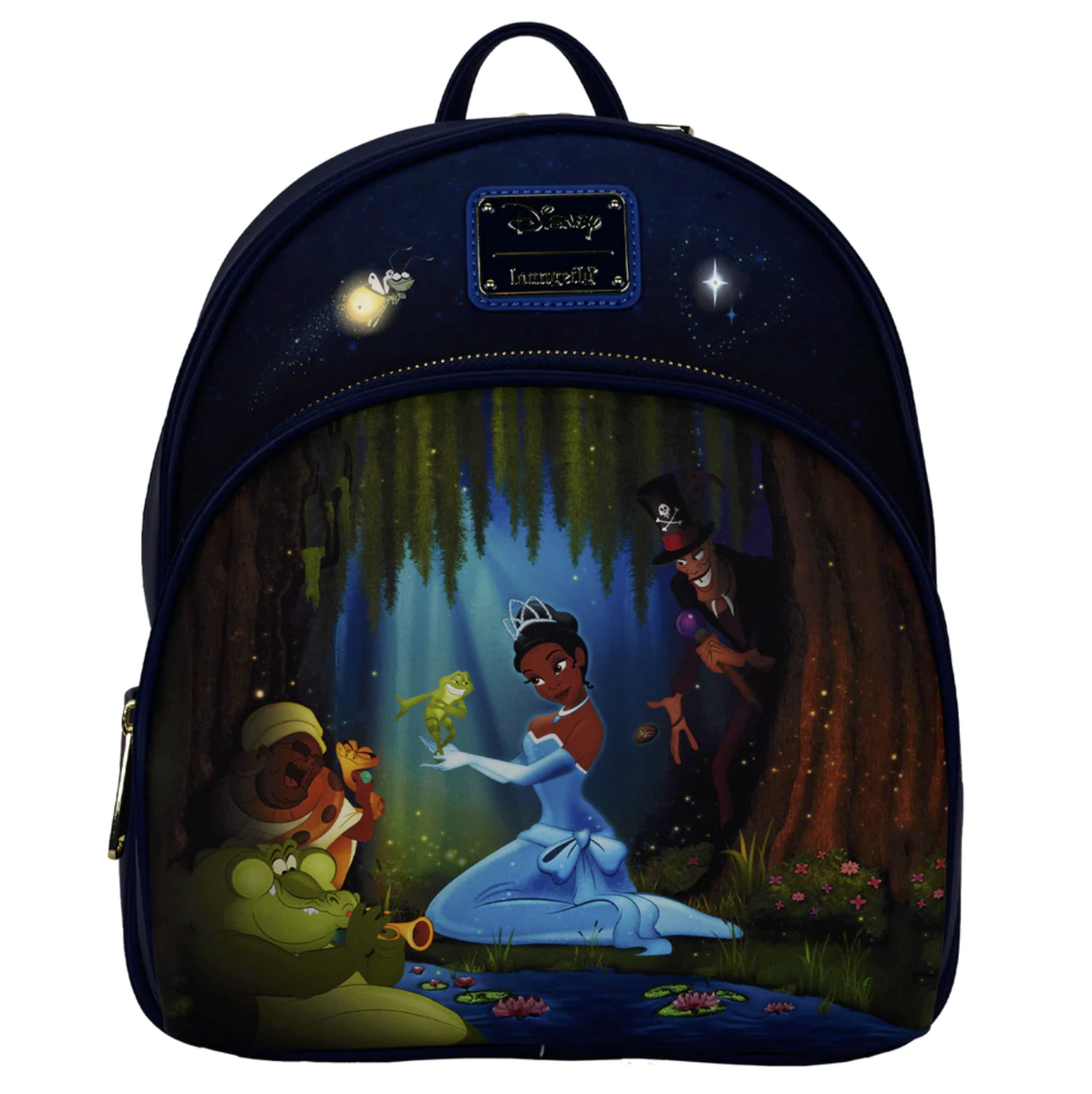 Disney Loungefly Princess & The Frog Tiana Naveen Light Up Bayou Backpack Set Loungefly Disney Princess and The Frog 15th Anniversary  main image 4