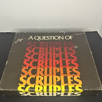 Vintage 1984 A Question of Scruples Board Game