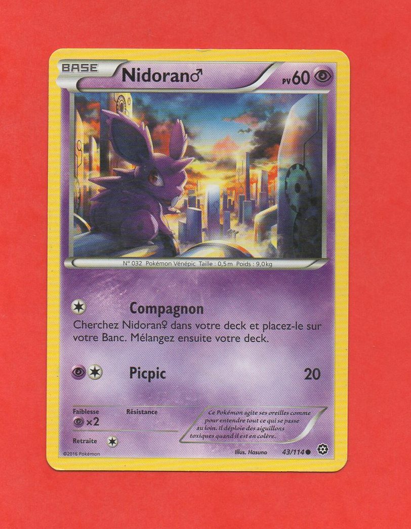 Pokémon n° 43/114 - NIDORAN - PV60 (A7620) | eBay