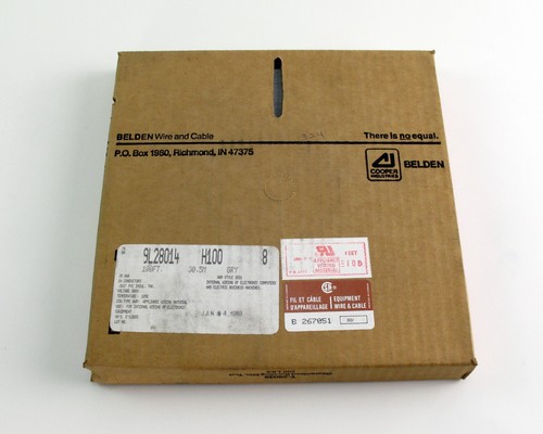 100ft. Belden 9L28014-H100-8 Flat Ribbon Cable Grey, 28 AWG, 14 Conductors, 300V - Bild 2 von 3