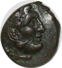 S3636 IONIA Red Ae Circa 300-200 BC Damales Archeanaktos Ã©chevin EPY/WAY