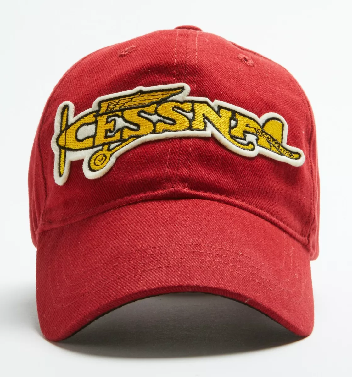 Cessna Vintage Logo Baseball Cap Red General Aviation Airplanes HAT 0103