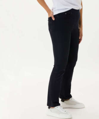 Raphaela by BRAX jeans ''Pamina'', elastic waistband, black, soft all-season product New
