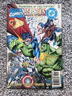 Marvel Versus DC #3 (DC Comics, Marvel Comics) Newsstand variant .