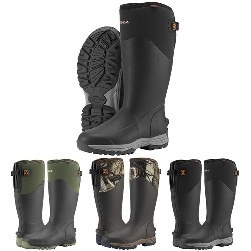 Ubon Mens Size 12 Navy Blue Pull On Waterproof Fishing NonSlip Rubber Rain Boots Ubon Mens Size 12 Navy Blue Pull On Waterproof Fishing  main image 3