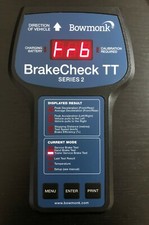Bowmonk BrakeCheck LKW & Anhänger 99 Test Memory Bremstester & Drucker, Koffer
