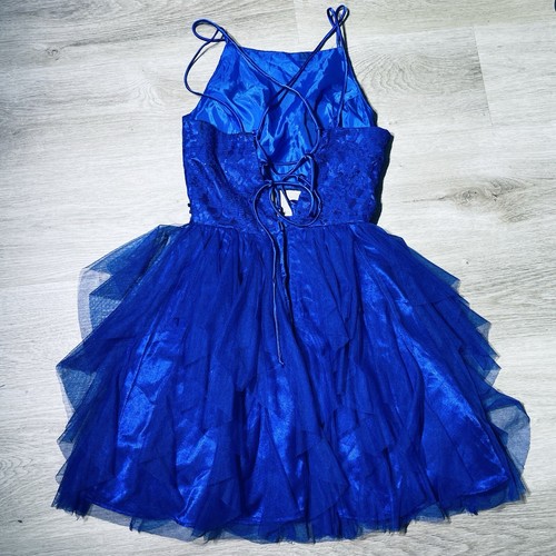 Whimsigoth Fairycore Formal Prom Evening Short Dress Size 3 Sexy Romance Juniors - Picture 4 of 8
