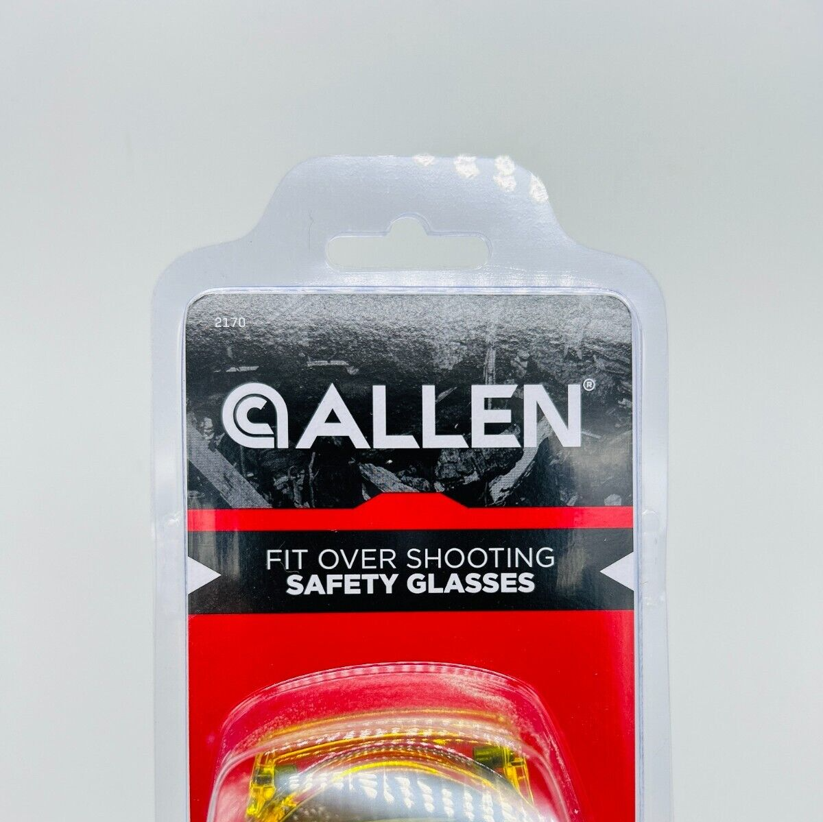 Allen Fit Over Shooting Safety Glasses Yellow Lens With Black Frame