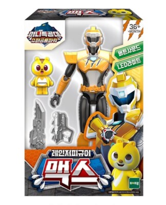 MINI FORCE Super Dino Power ''Max'' Button LED sound Action Figure Toy