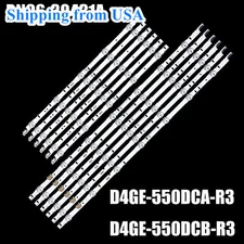 12pcs LED strip D4GE-550DCA-R3 D4GE-550DCB-R3 for Samsung TV UE55H5500 UE55J5200