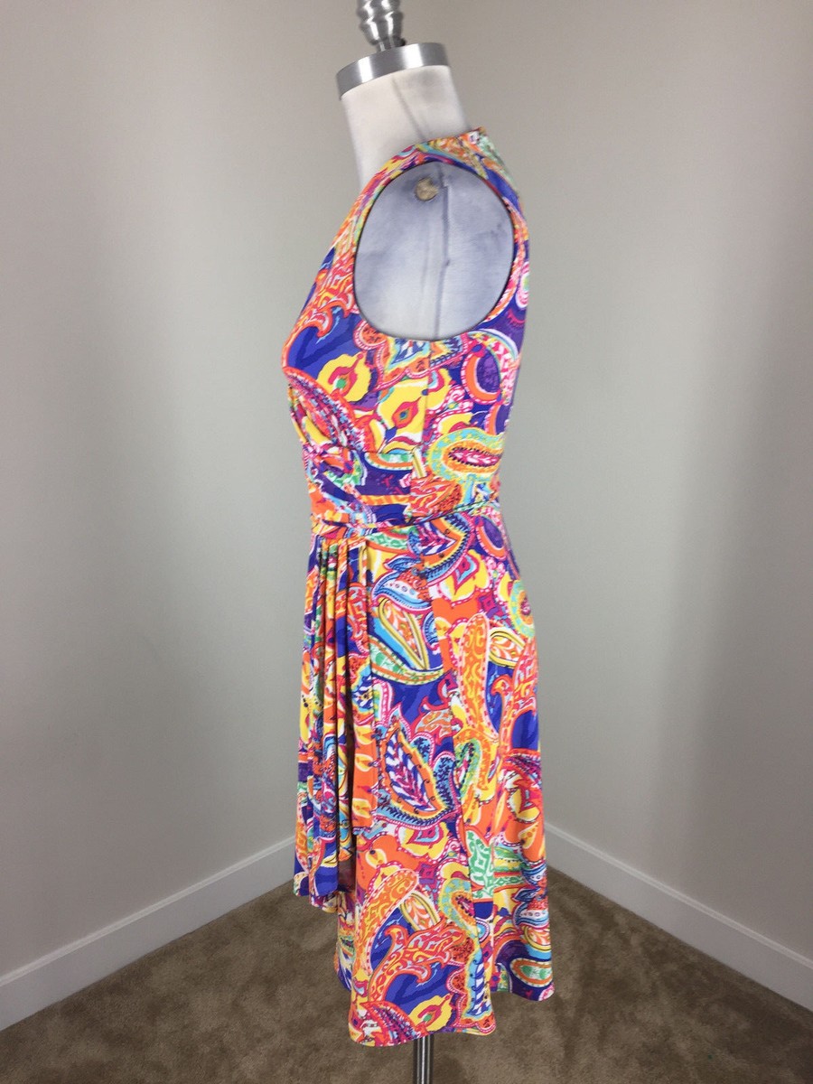 ワンピース lauren ralph lauren Sleeveless Dress Surplice Jersey Sleeveless Dress | Ralph Lauren