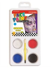 Ghoul Ghost or Zombie Costume Accessory 5-Piece Aqua Makeup Kit