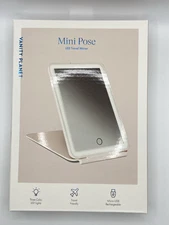 Mini Pose LED Travel Mirror  NEW in BOX