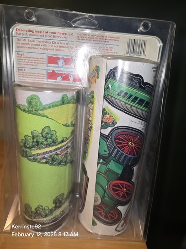 VTG 90s Thomas The Tank Engine & Friends Peel & Stick Room Decorating Kit Border - Picture 7 of 11