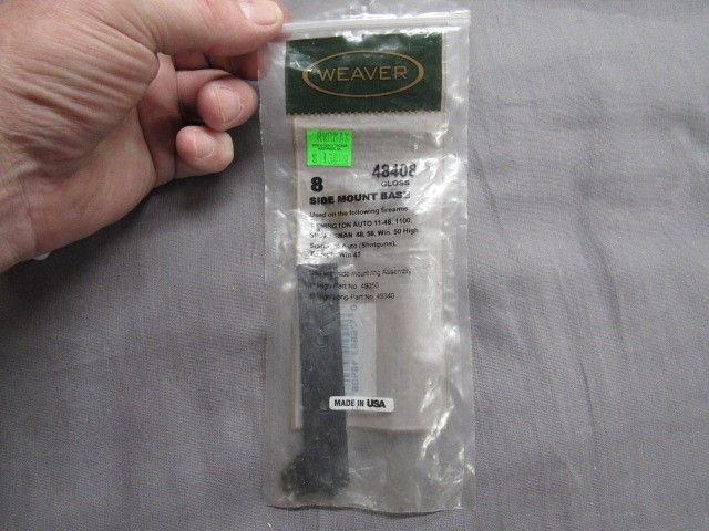 Weaver #48408 #8 side mount base