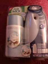 Air Wick Spray Refill & Motion Sensor New Still In Packaging Cool Linen & White