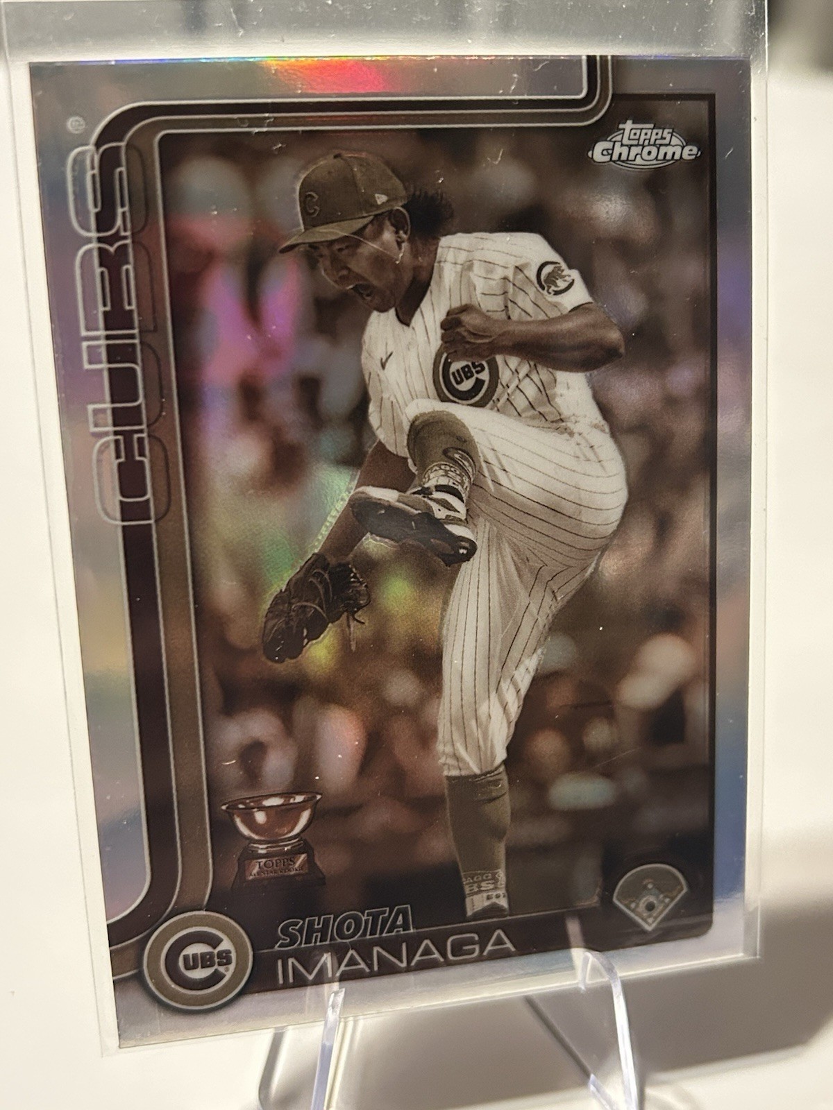 2025 Topps Chrome Shota Imanaga Sepia Refractor #149 Cubs