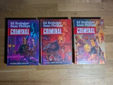 Criminal: The Deluxe Edition Volumes 1 2 3 Lot HC Hardcover Brubaker NEW SEALED