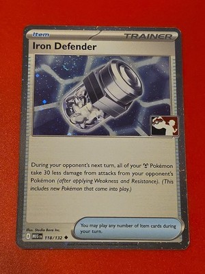 2x Swirls - Pokemon Iron Defender 118/132 ME Prize Play Pack Series 8 Cosmo Holo
