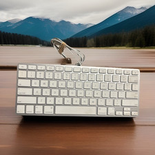 Apple Compact Wired USB Keyboard White Plug Play Quiet Keys QWERTY English