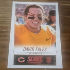 Panini 2014 Score David Fales #359 Chicago Bears Rookie Card. rookie card picture