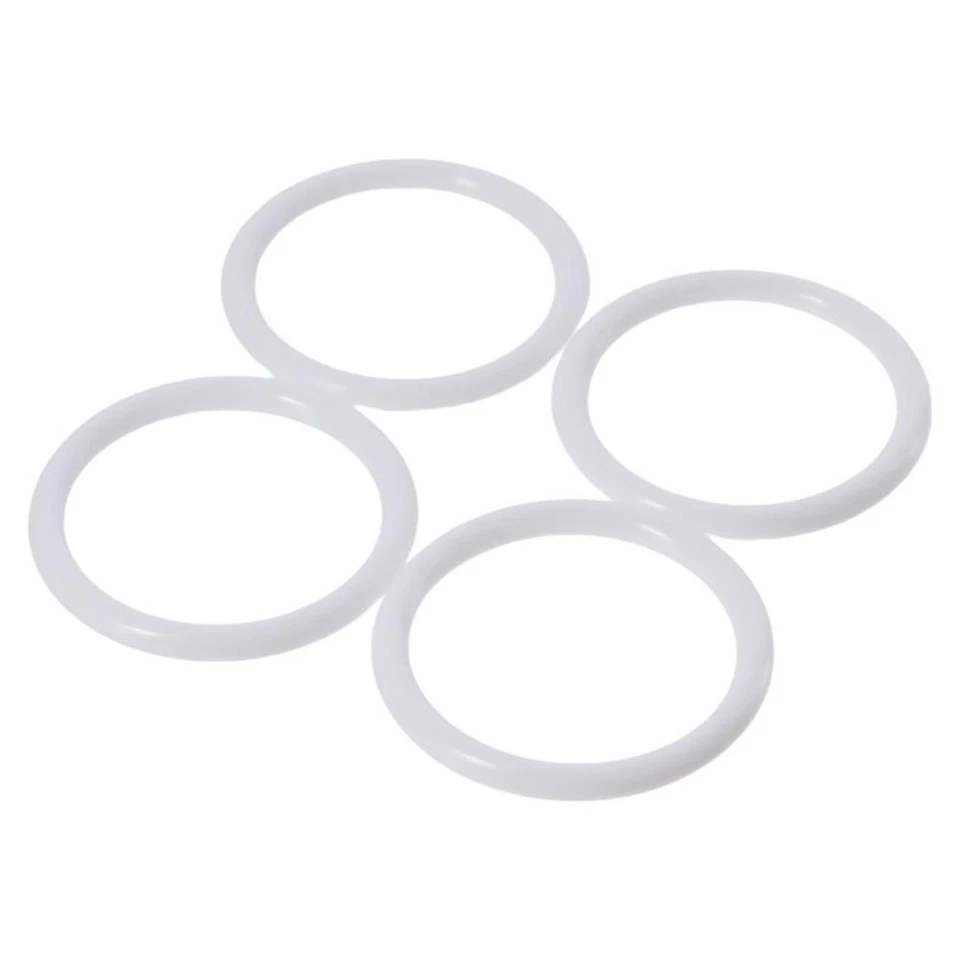 30pcs Plastic White Rings Hoops Dream Catcher Circle  for Dream Catcher Supplies - image 3 of 4