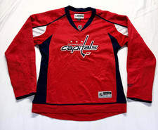 Washington Capitals Jersey Mens Large Red Bla...