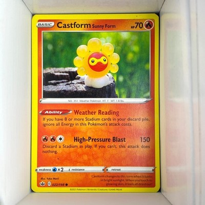 Castform Sunny Form 022/198 Set not found English