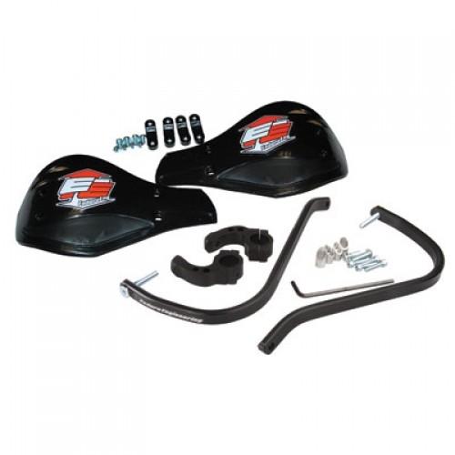 Enduro Engineering Evolution Debris Deflectors Black Bar/Black Plastic 7/8" Bars - Picture 1 of 3
