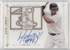 2014 National Treasures Signature Die-Cut Player 93/99 Jose Abreu #29 Auto y8h