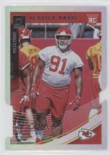 2018 Panini Donruss Rookie Press Proof Silver Die-Cut 10/75 Derrick Nnadi a8x