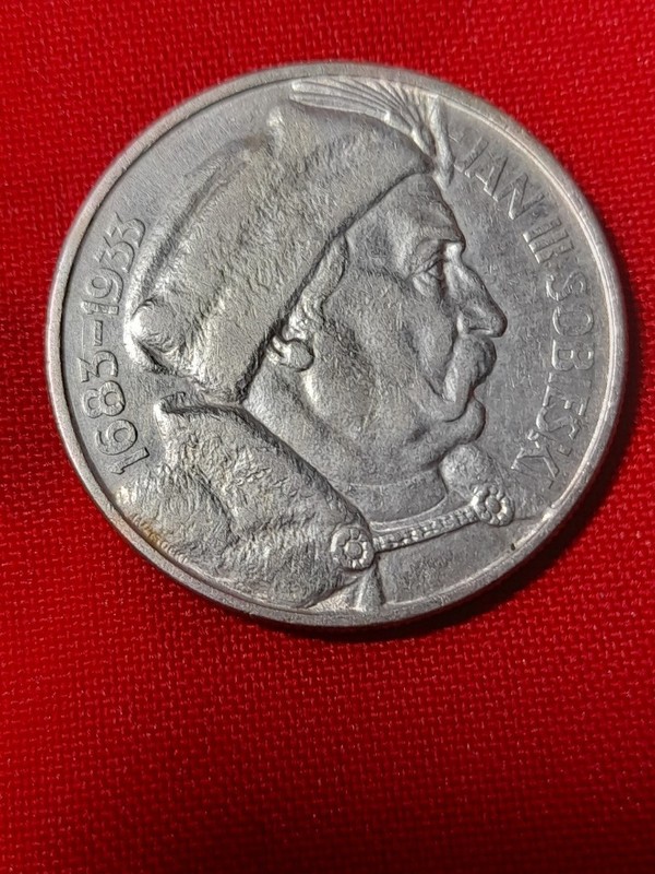 Poland 10 zlotych 1933 ,Silver ,Jan lll Sobieski