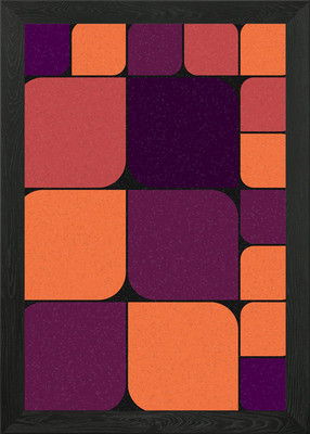 Geometrisches Muster gerahmtes Wandbild Poster Leinwanddruck Bild