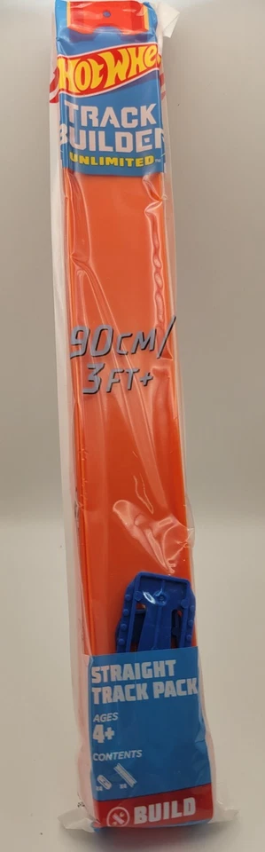 Hot Wheels Track Builder Lote Ilimitado de 3 90 cm/3 pies Amarillo, Naranja y Negro Nuevo Foto 3 de 4
