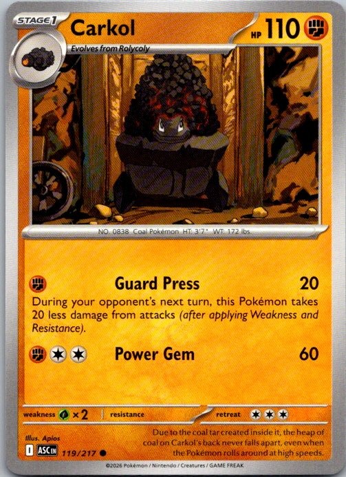 Carkol Common ME: Ascended Heroes 119/217 NM